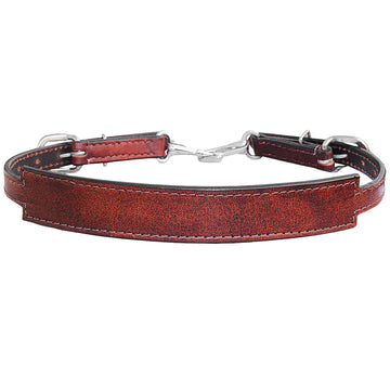 Hilason Horse Adjusts 24" - 27" Size Leather Breast Collar Wither Strap